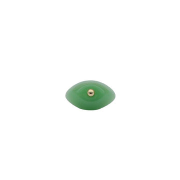 15mm Chinese Jade Green Ingot Resin Metal Shank Button 20pcs