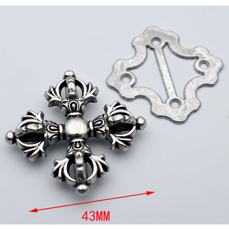Hollow Round Metal Shank Stud Buttons for Denim Clothing 21 Pack