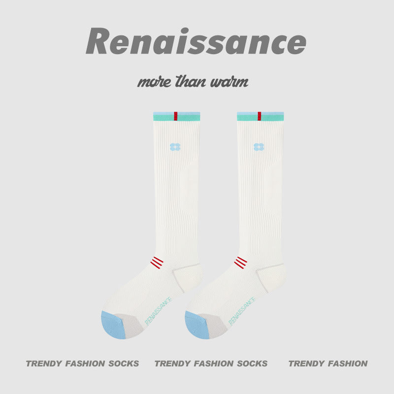 Thin Compression Running Socks for Women for Gym Jump Rope Workout