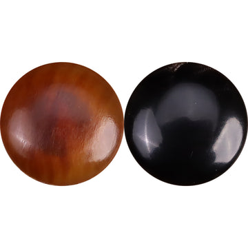 12.5mm Natural Horn Round Buttons for Qipao Cheongsam – 20pcs
