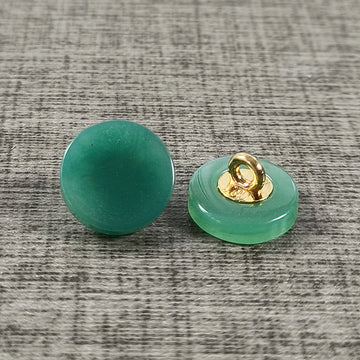 18L Faux Agate Resin Shank Buttons – 11mm Metal Shank,50pcs