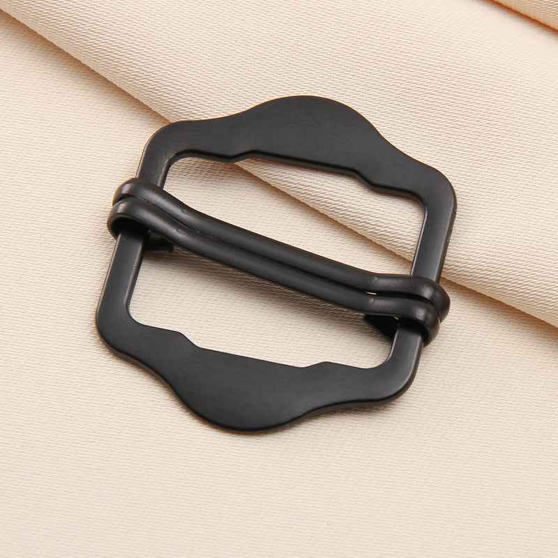 1-3cm Metal Slide Buckles Double-Pin for Belt Bag Vest 20pcs