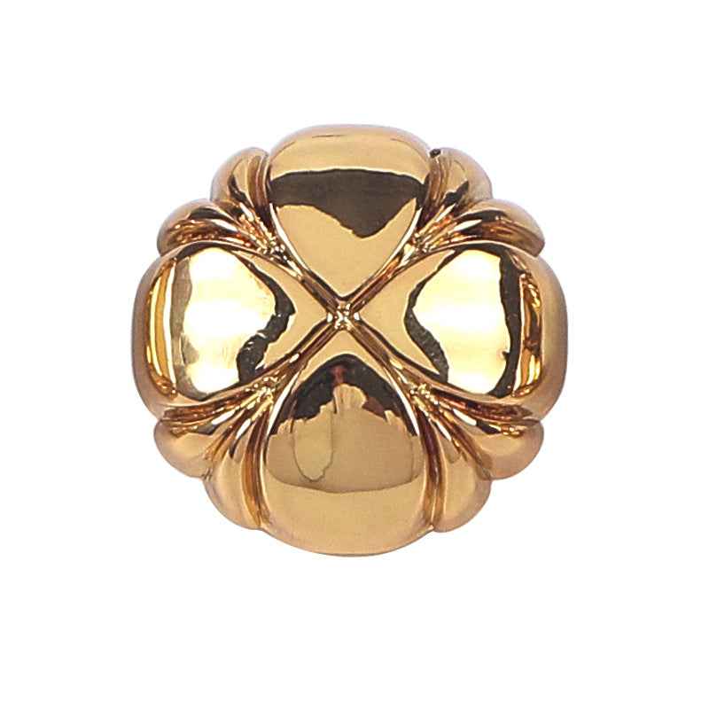 24L/28L/32L/36L Domed Clover-Shaped Metal Shank Buttons 30 Pack