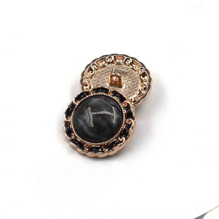 18/23/25mm Audrey Vintage Flat/Dome Resin Shank Button Set 60 Pack