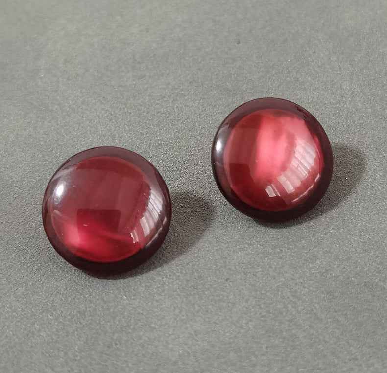 20L Domed Resin Shell Shank Buttons 5-Color 100 Pack