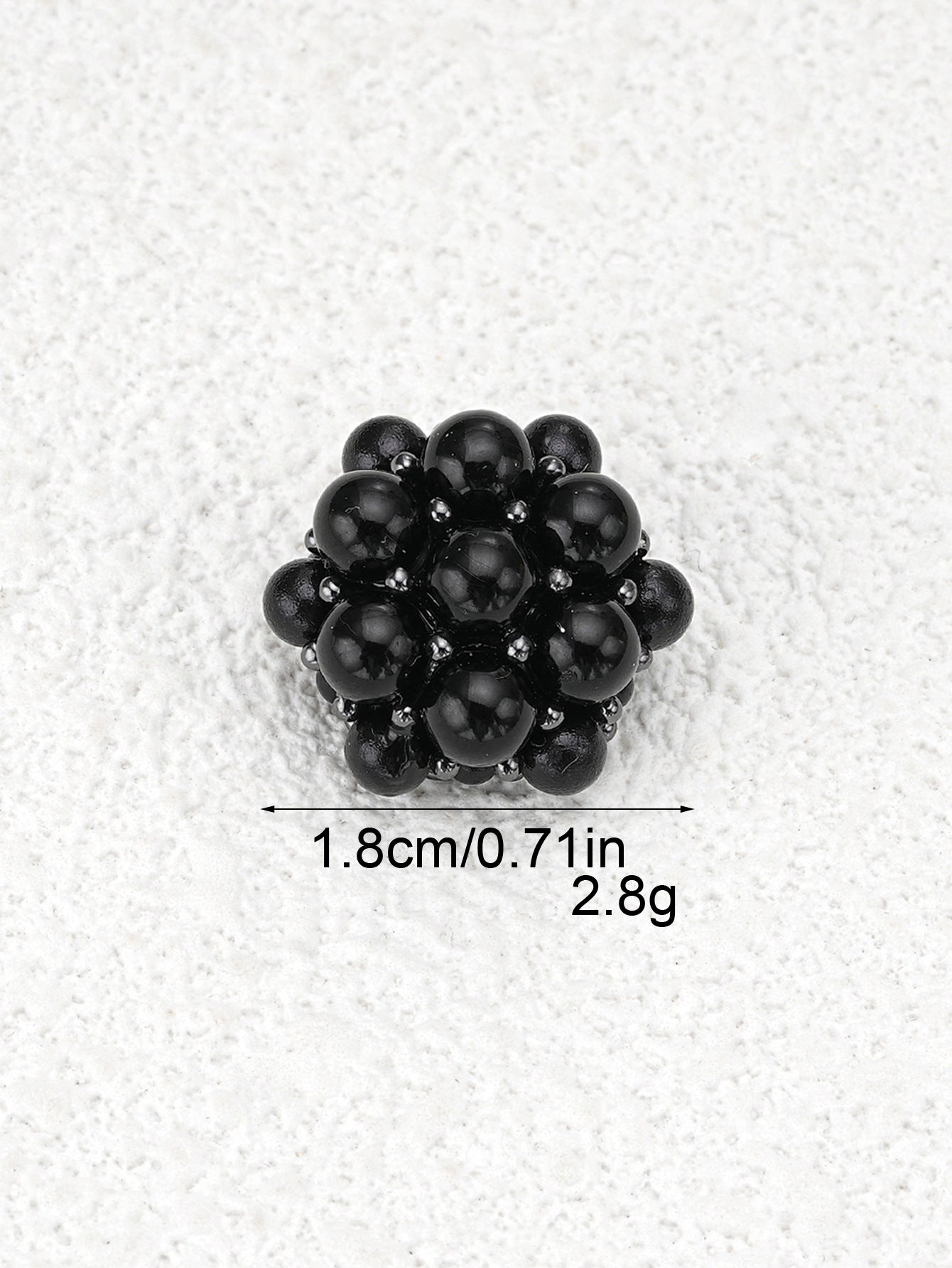 Floral 3D Pearl Hand-Sewing Decorative Metal Buttons 10 Pack