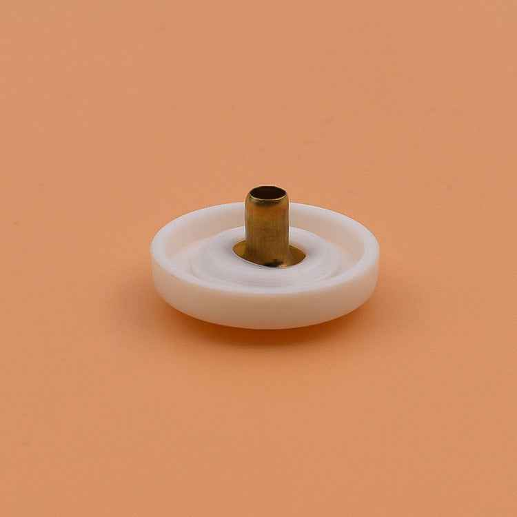 15MM Black & White Plastic Nylon Snap Buttons 100pcs