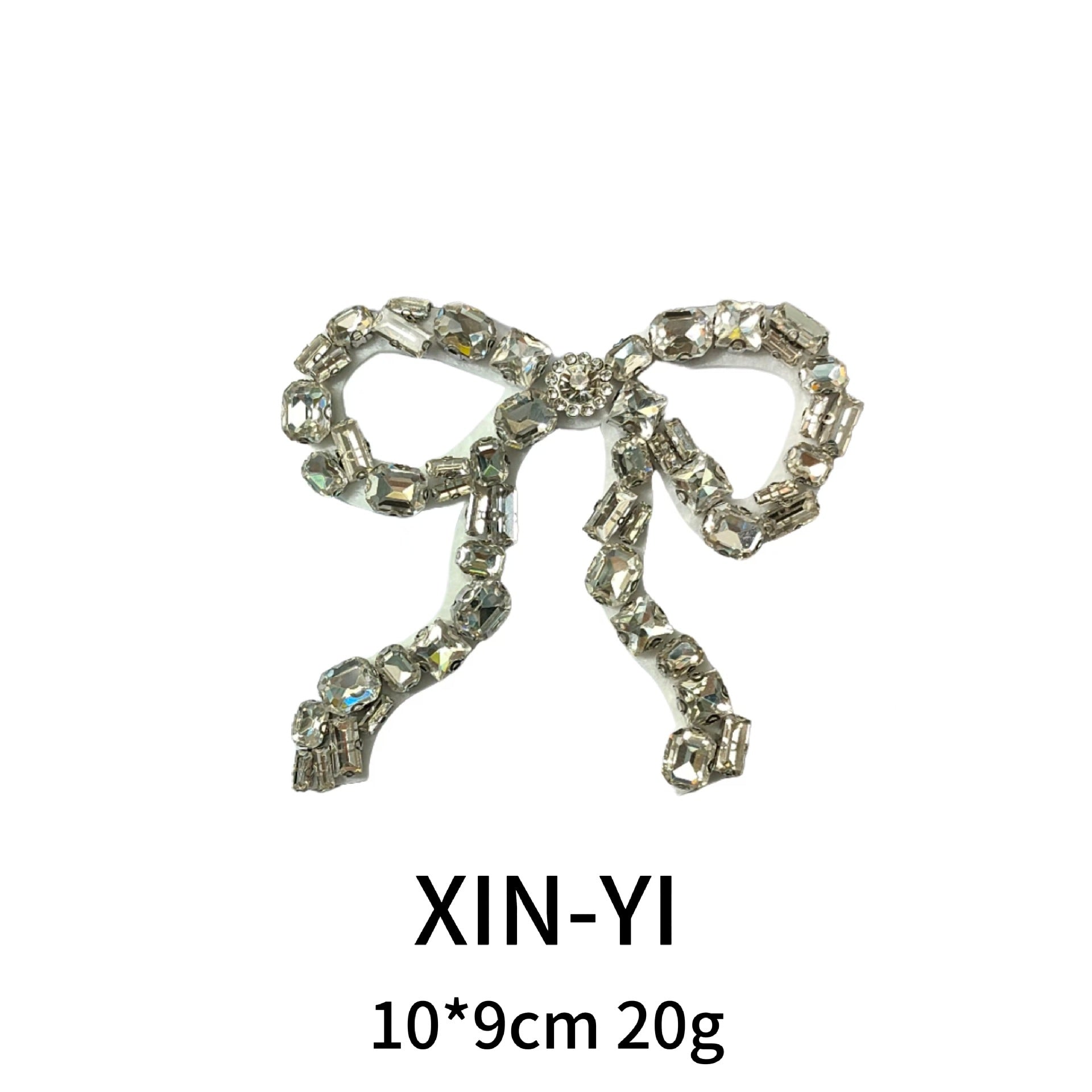 Liten Båge Kamelia DIY Skor Broderad Tygmärke 7 Pack