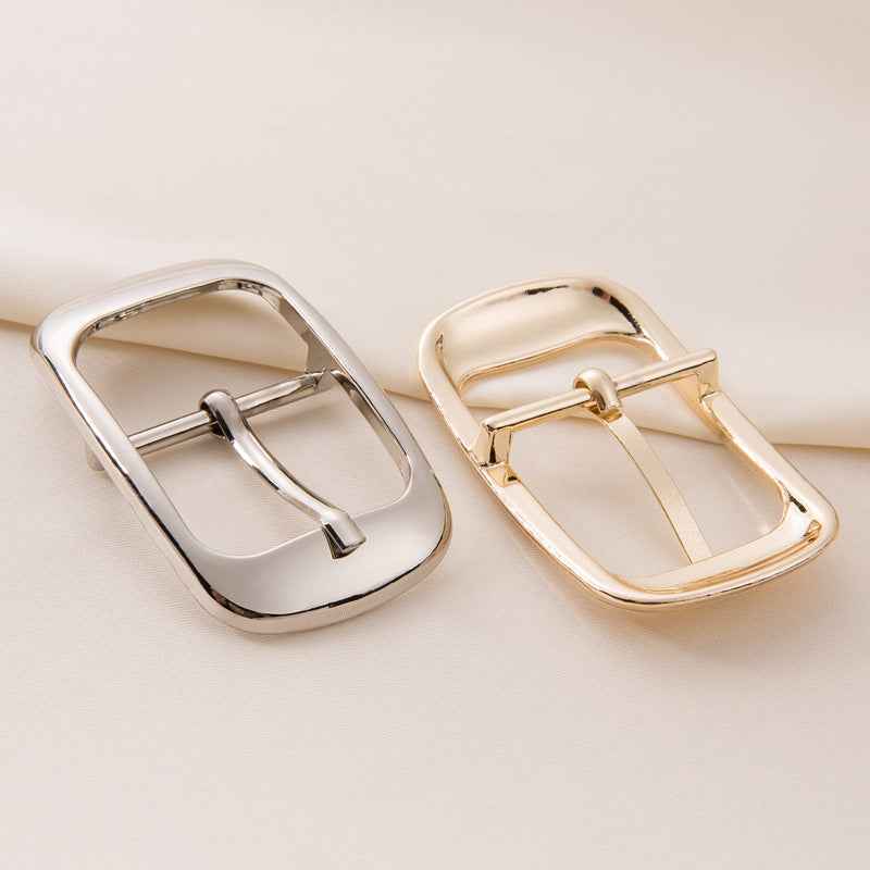 25/30mm Zinc Alloy Rectangle Center Bar Buckles 20pcs