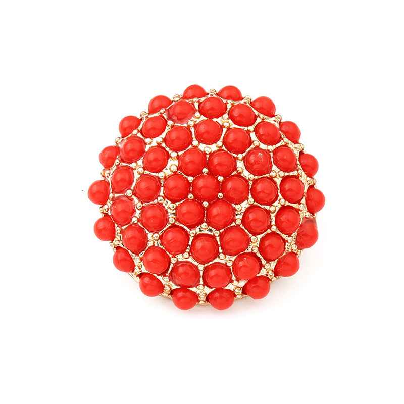 22mm Round Metal Pearl Shank Buttons for Women's Coats Knitwear 6pcs