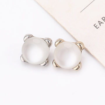 Square Pearl Metal Shank Buttons 20-Pack 8.5mm/11mm