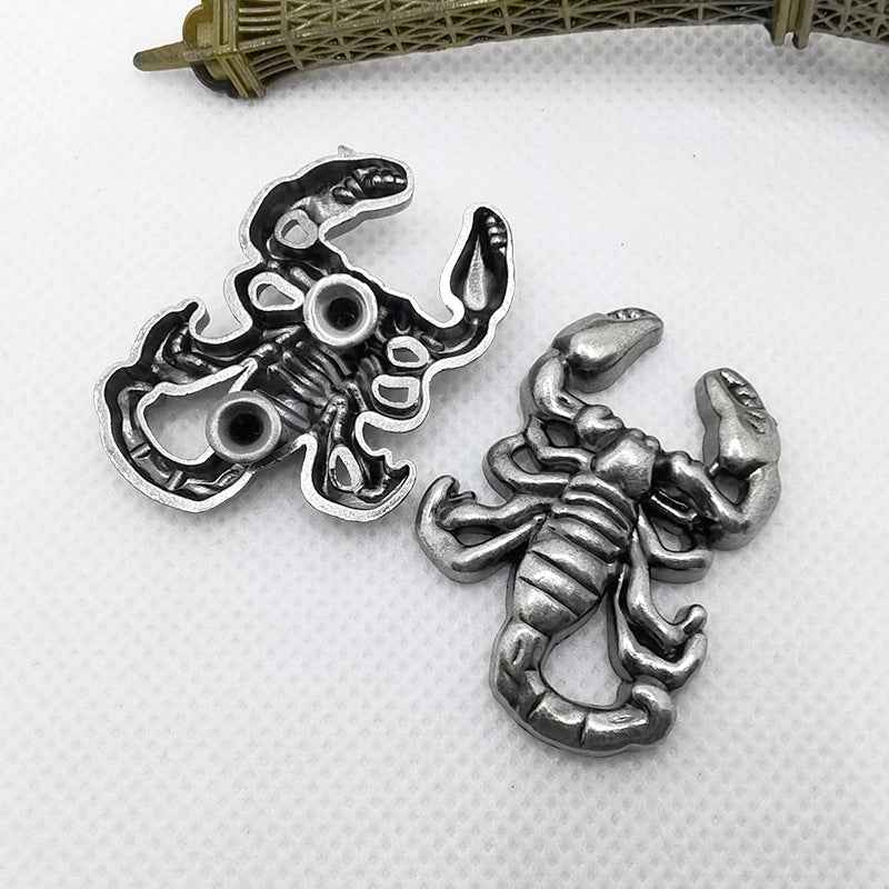 35x26MM Vintage Punk Scorpion Rivets Antique Silver Metal Studs 10pcs
