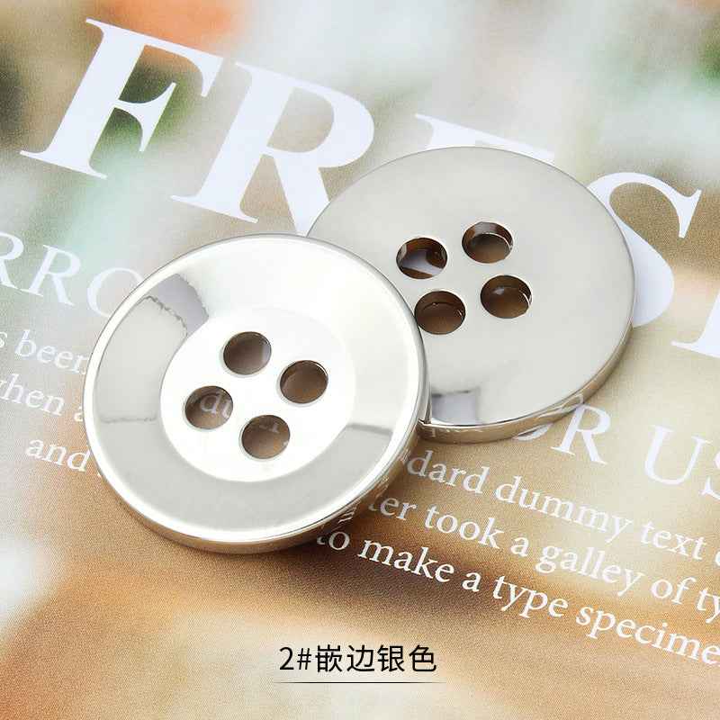 11.5-25mm Metal 4-Hole Premium Multi-Size Buttons for Tailoring 36pcs