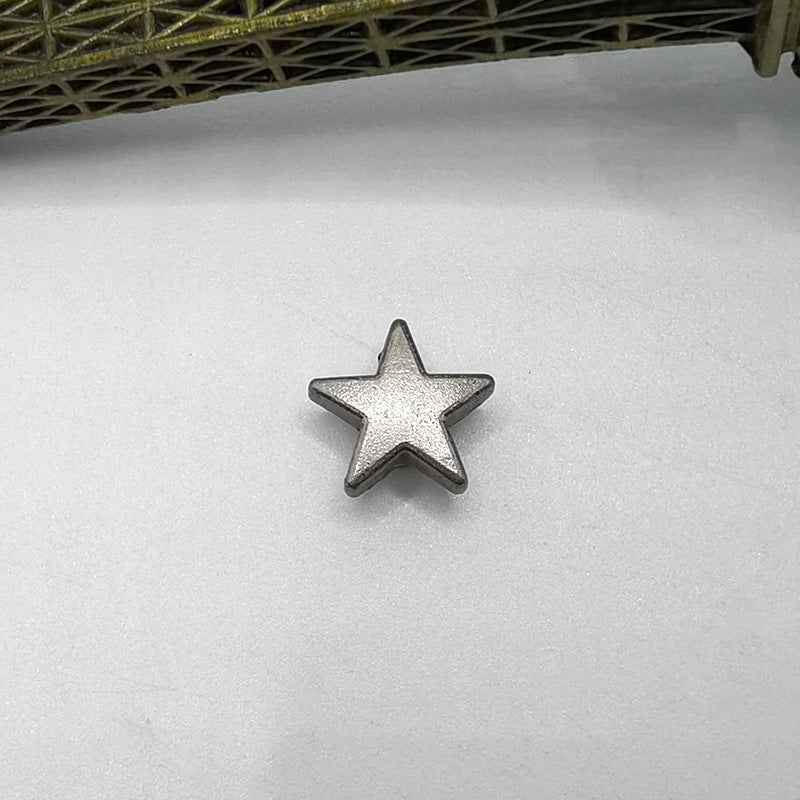 Vintage Silver Star Studs – Punk Rock Spikes 55 Pack(11 Styles)