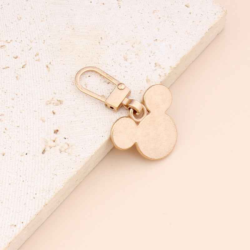 Detachable Alloy Bear Charm Replacement Zipper Pulls Sliders 15pcs