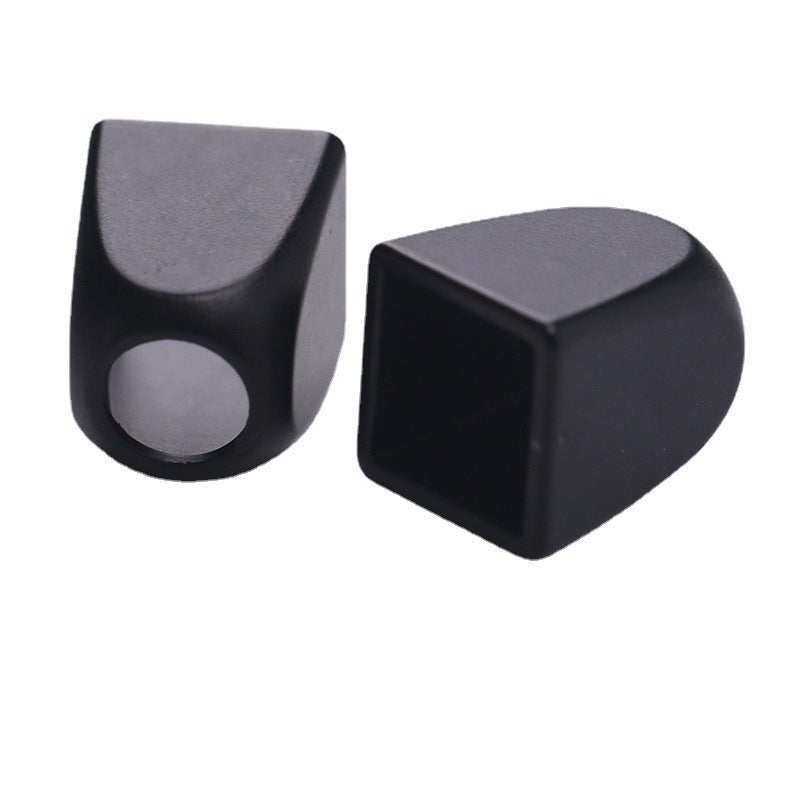 Square Metal Bell Cord Ends 30-Pack | 3 Colors 9.8x8mm