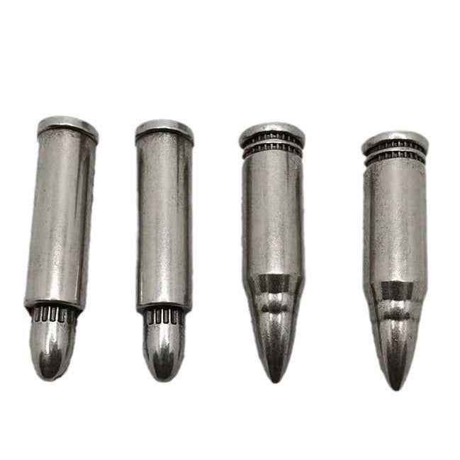 36MM Vintage Silver Bullet Spike Studs 30 Pack(2 Styles)