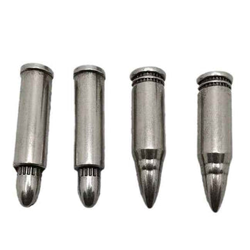 36MM Vintage Silver Bullet Spike Studs 30 Pack(2 Styles)