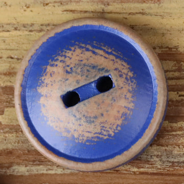 Round Wood 2-Hole Buttons 30pcs for Children's Clothing Cotton Shirts Coats