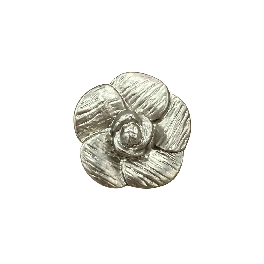 20/23mm 3D Five-Petal Flower Metal Shank Buttons 20pcs