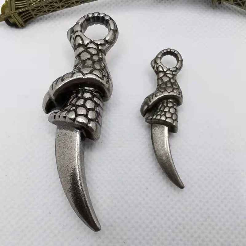 Vintage Antique Silver Bronze Alloy Claw Gothic Punk Pendant 16 Pack