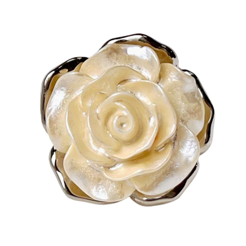 18/23MM Vintage Rose Coat Metal Decorative Buttons 12pcs