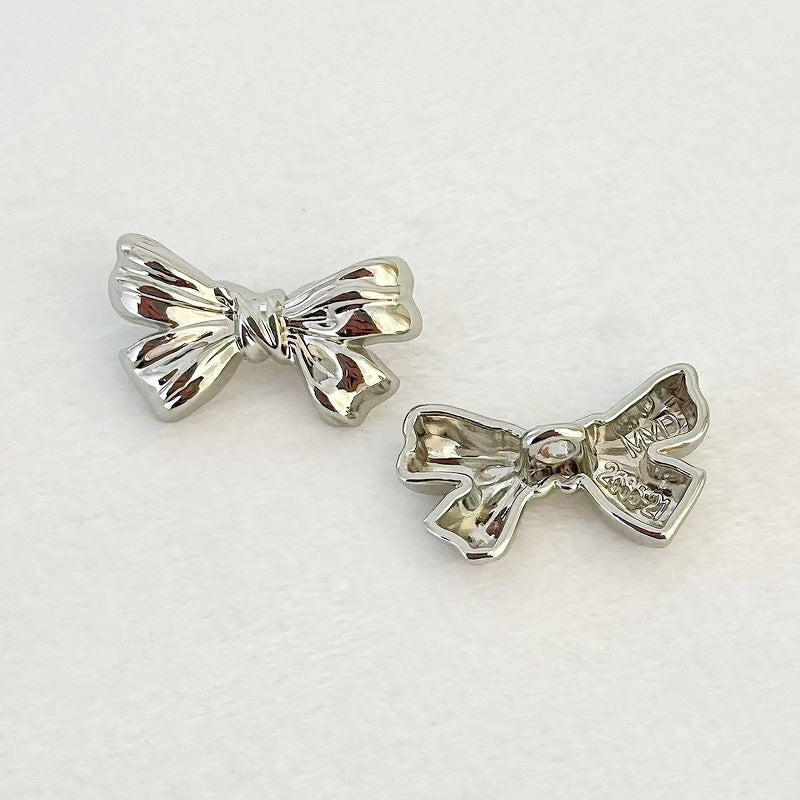 Bowknot Metal Shank Buttons for Hand Sewing 20 Pack