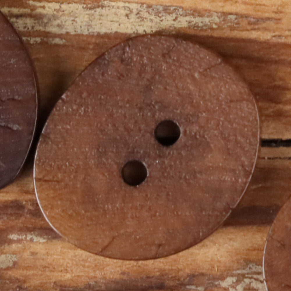 Irregular Natural Seed 2-Hole Buttons – 20PCS | Cotton Linen Jacket Pants
