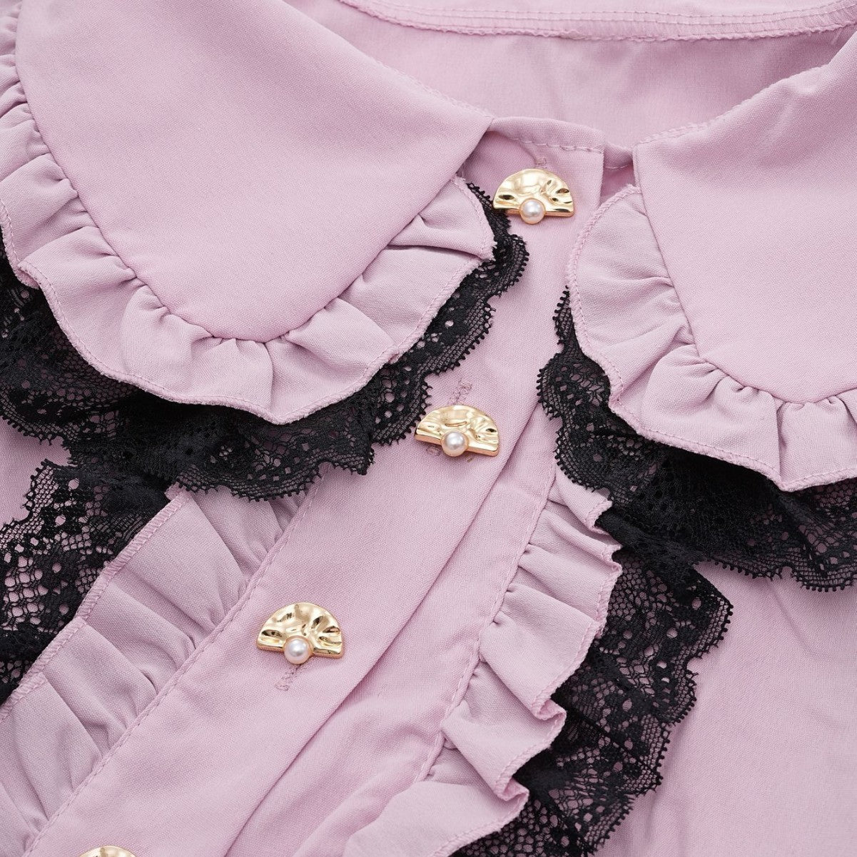 Half-Circle Hammered Metal Pearl Shank Buttons – 20-Piece