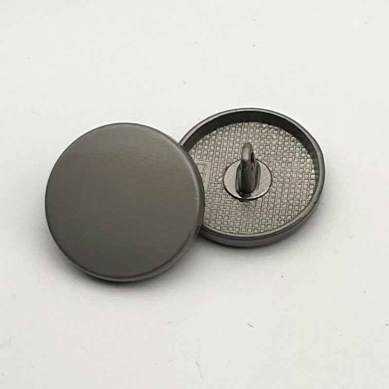 1 Inch Round Flat Metal Shank Buttons for Women's Coat 20PCS