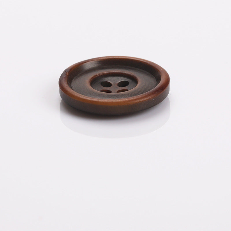 Nature Round Two-Tone 4-Hole Sewing Buttons – 20Pcs