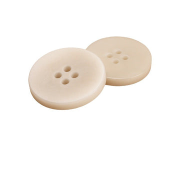 Natural Fruit Shell Flat 4-Hole Buttons Set of 20 – Black Beige Coffee