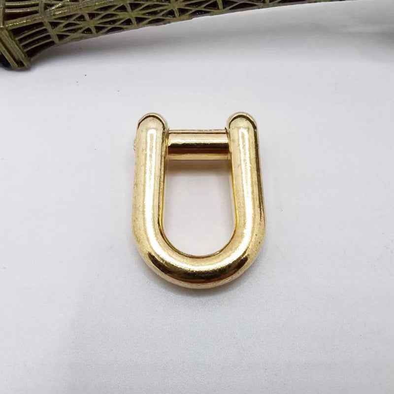 6MM Mini Vintage D-Ring Buckles Detachable Horsebit Clasps 40 Pack