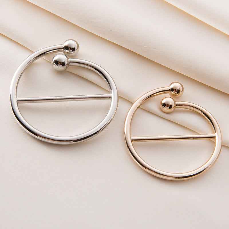 20-50mm Gold & Silver Metal Ring Knot Buttons for Clothing 20 Pack