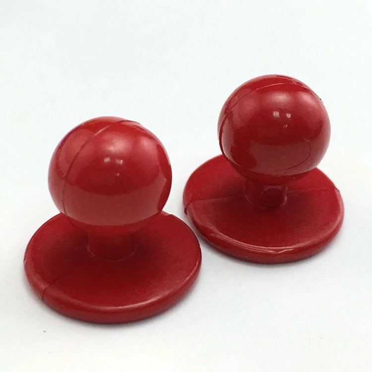 18mm Műanyag Gömbölyű Szakács Egyenruha Gomb 200 Csomag (4 Vegyes Szín)