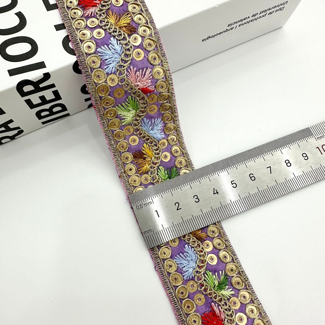 3.5cm Width Ethnic Woven Jacquard Ribbon Trim 10 Yards