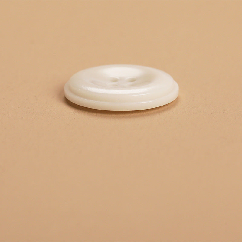 Natural Fruit Shell 4-Hole Buttons Set of 20 – Black Brown Ivory Round