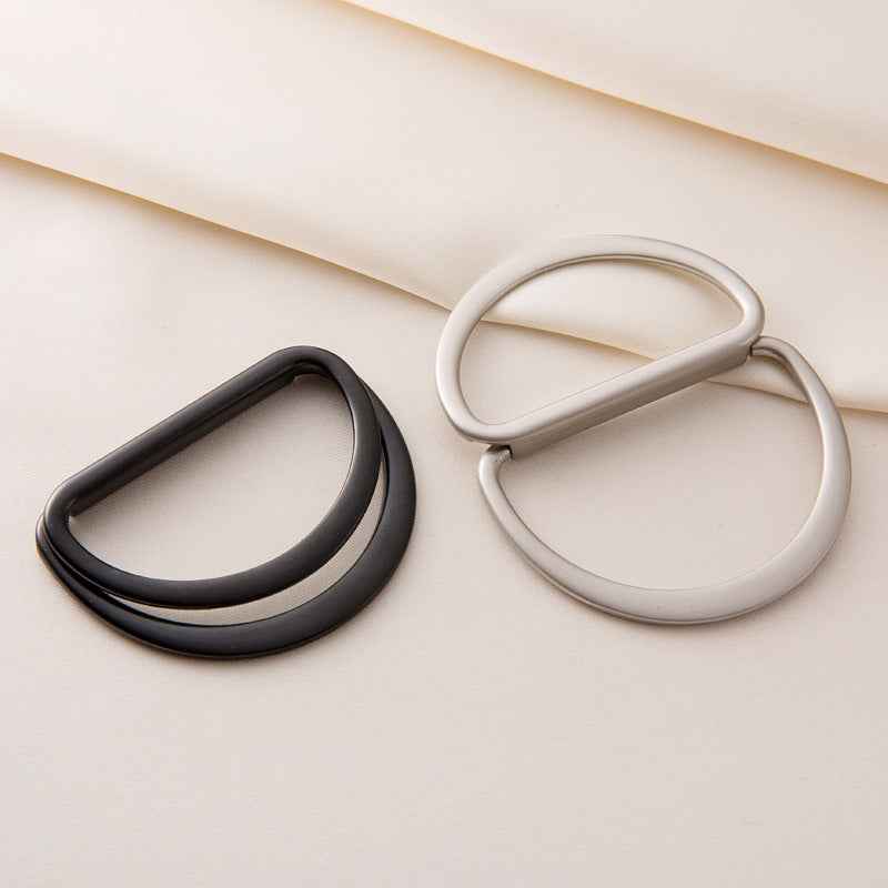 Double D-Ring Buckles Adjustable Metal Belt Fasteners 20 Pack(5 Color)