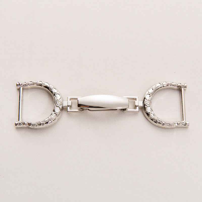 100x20mm Gold & Silver Oversized Metal Belt Buckle Clasp 20 Pack