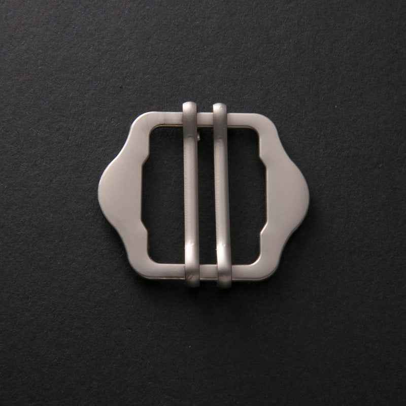 1-3cm Metal Slide Buckles Double-Pin for Belt Bag Vest 20pcs