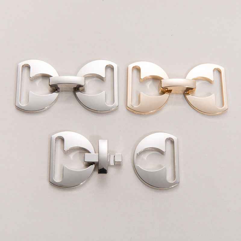 63x35mm Detachable Metal Belt Buckle Clasp for Dresses Coats 20pcs