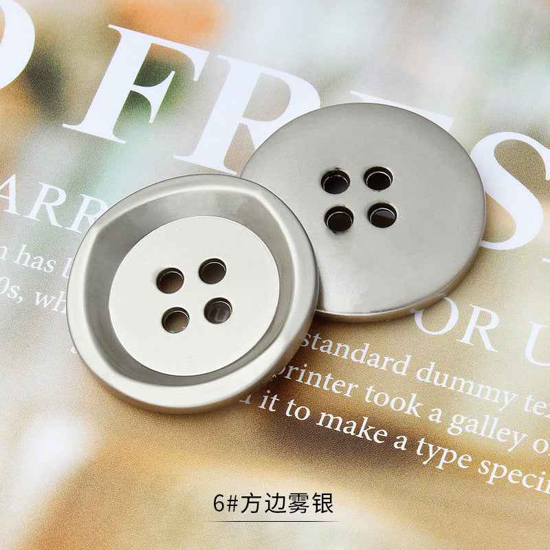 11.5-25mm Metal 4-Hole Premium Multi-Size Buttons for Tailoring 36pcs
