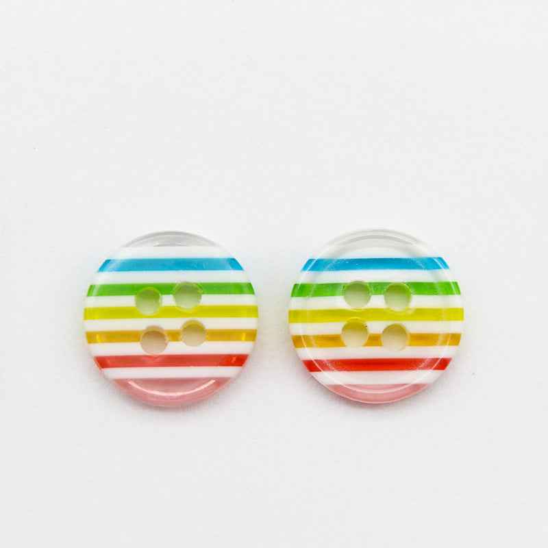 12mm Candy Color Resin Buttons for Kids' Shirts 100pcs