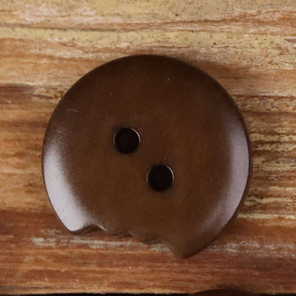 Irregular Edge Natural Seed Buttons 2-Hole | Pack of 20