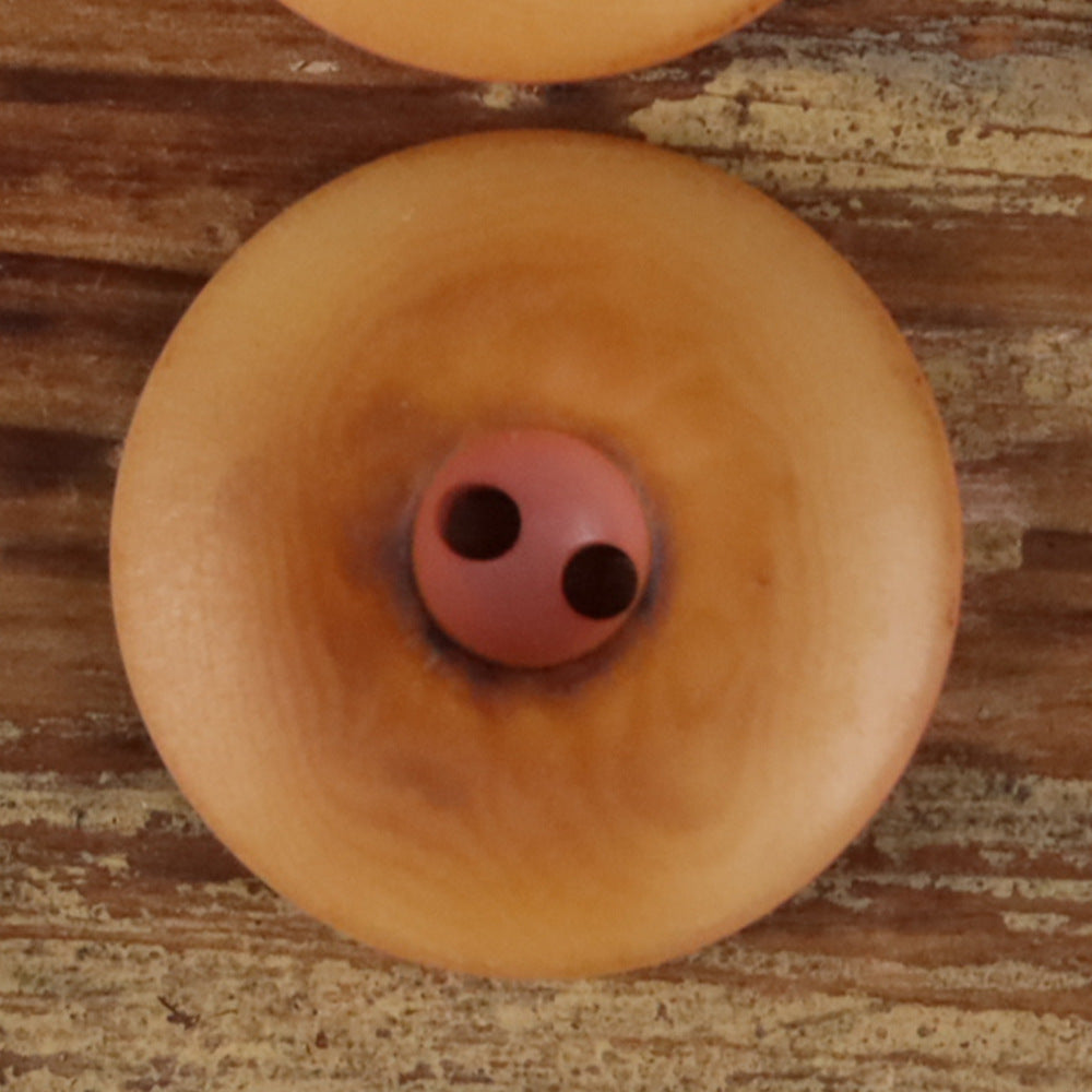 Natural Seed Thick-Edge Round 2-Hole Buttons – 48pcs | 15/18/20/23mm Assorted