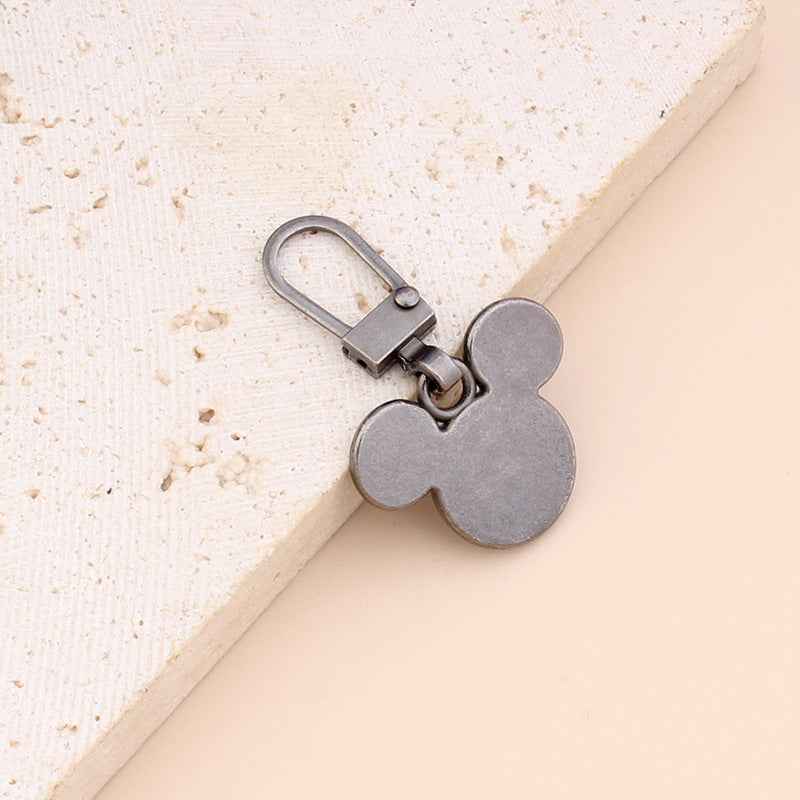 Detachable Alloy Bear Charm Replacement Zipper Pulls Sliders 15pcs