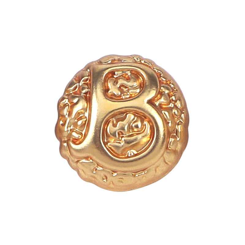 24L/28L/32L/36L Domed Letter "B"Metal Shank Buttons 20pcs