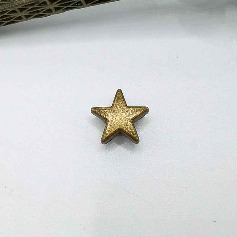 Vintage Silver Star Studs – Punk Rock Spikes 55 Pack(11 Styles)