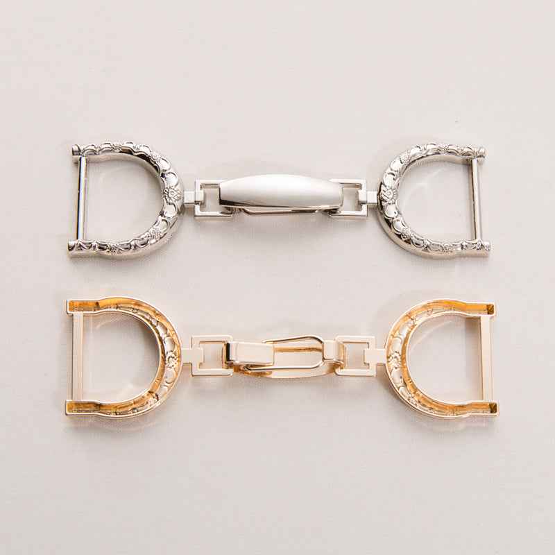 100x20mm Gold & Silver Oversized Metal Belt Buckle Clasp 20 Pack