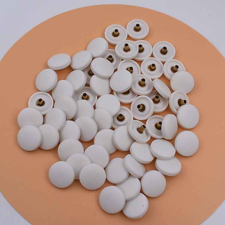 15MM Black & White Plastic Nylon Snap Buttons 100pcs